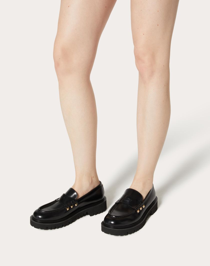 ROCKSTUD CALFSKIN LOAFER - Image 3